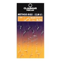 CARLIGE LEGATE FEEDER CU SPIN CLAUMAR METHOD RIGS CARLIG CLM-5 NR 12 7CM FIR TEXTIL 0.14MM 6 Buc/plic