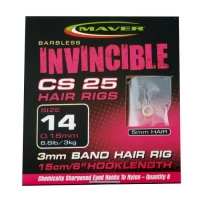 Carlige Legate Maver Invincible Cs25 Banded 14 0.18mm 8/plic