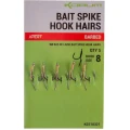 Carlige KORUM Bait Spike Hook Hairs Barbed, Nr. 10, 5buc/pac Carlige KORUM Bait Spike Hook Hairs Barbed, Nr. 10, 5buc/pac