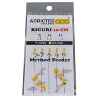 Carlige Legate ADDICTED Carp Baits, Nr.14, 10cm, 5buc/pac