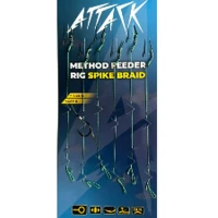 Carlige Legate ATTACK Method Feeder With Spike, 7mm, Nr.12, 6buc/pac