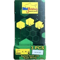 Carlige Legate Bibi Fishing Fir De Par, Carlig Nr. 10, 3buc/pac