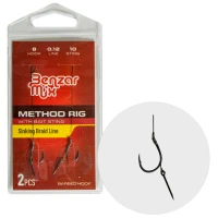 Carlige Legate Benzar Method Fir Textil Bait Sting 12+7mm, Spin, 2buc/pac