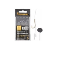 Carlige Legate Browning No.18 10 cm 0.22 mm Feeder Leader Method Push Stop Carlige Legate Browning No.18 10 cm 0.22 mm Feeder Leader Method Push Stop