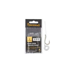 Carlige Legate Browning Nr.14 30cm 0.18mm Feeder Pellet Band