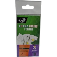 Carlige Legate C&b Method Feeder Rig C-7 Banda, 8cm, Nr. 12, 3buc/pac
