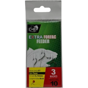 Carlige Legate C&B Method Feeder Rig C-7 Spin, 8cm, Nr. 12, 3buc/pac