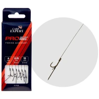 Carlige Legate CARP EXPERT Method Feeder Bait Sting Rig, Carlig Nr.14, Spin 7mm, Fir 0.15mm, 6buc/pac Carlige Legate CARP EXPERT Method Feeder Bait Sting Rig, Carlig Nr.14, Spin 7mm, Fir 0.15mm, 6buc/pac