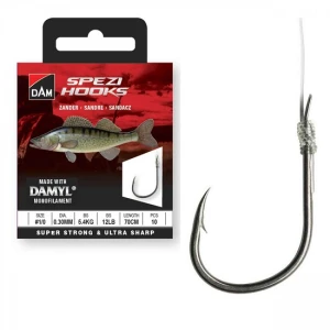 Carlige Legate Dam No.1/0 70cm 0.30mm New Spezi Zander