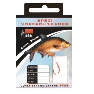 Carlige Legate Dam No.10 0,18mm Spezi Bream Rosu