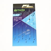 Carlige Legate Fl Method Feeder Cu Spin 7mm Carlig Method Barbles Nr 10 6buc/set