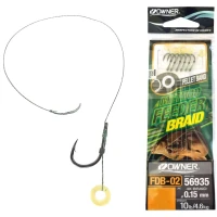 Carlige Legate Feeder Owner FDB-02 Pellet Band Braided Nr.14, 6buc/pac Carlige Legate Feeder Owner FDB-02 Pellet Band Braided Nr.14, 6buc/pac
