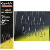 Carlige Legate Gamakatsu Xs Method Hair Rig Bayonet, Nr.14, 0.19mm, 8buc/pac
