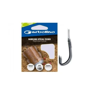 Carlige Legate Garbolino Nr.10 100cm Fir 0.16mm Special Feeder