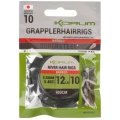 Carlige Legate KORUM River Grappler Hair Rigs M1 Barbed, Nr.12, 100cm, 5buc/pac Carlige Legate KORUM River Grappler Hair Rigs M1 Barbed, Nr.12, 100cm, 5buc/pac