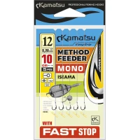 Carlige Legate Kamatsu Fast Stop Iseama, 10cm, Nr.8, 0.25mm, 5buc/pac Carlige Legate Kamatsu Fast Stop Iseama, 10cm, Nr.8, 0.25mm, 5buc/pac