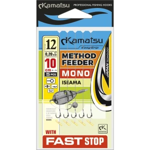Carlige Legate Kamatsu Fast Stop Iseama Braid, 10cm, Nr.10, 0.12mm, 5buc/pac