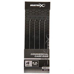 Carlige Legate MATRIX Commercial Carp Rigs, Nr.14, 15cm, 8buc/plic