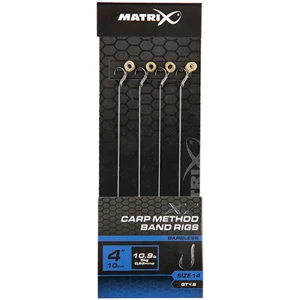 Carlige Legate MATRIX X7 Method Band Rigs, Nr.12, 10cm, 8buc/plic