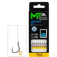 Carlige Legate MIKADO Method Feeder Rig MF14 With Bait Band, 10cm, Nr. 6, 8buc/pac