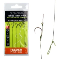 Carlige Legate NEVIS Method cu Spin Feeder Round Barbless Nr.12, 5buc/pac Carlige Legate NEVIS Method cu Spin Feeder Round Barbless Nr.12, 5buc/pac