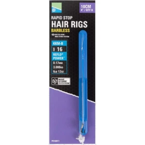 Carlige Legate PRESTON KKM-B Rapid Stop Hair Rigs, Nr.14, 10cm, 8buc/pac