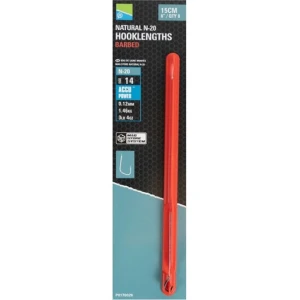 Carlige Legate PRESTON Natural N-20, Nr.12, 15cm, 8buc/pac