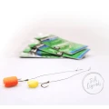Carlige Legate ZFISH Method Feeder Rig Quick Stop Braid, Carlig Nr.10, Fir textil 15lbs, 5buc/pac