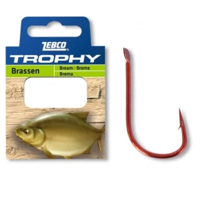 Carlige Legate Zebco No.10 70 Cm 0.15 Mm Trophy Bream