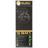 Carlige legate Guru QM1 Standard Hair Rig Barbless Nr.12 0.22mm