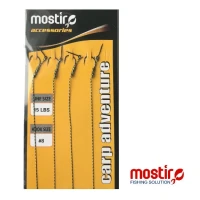 RIG MOSTIRO FEEDER WITH BOILIE SPIKE IN BRAID LINE 15 LBS HOOK NO 8 4 BUC RIG MOSTIRO FEEDER WITH BOILIE SPIKE IN BRAID LINE 15 LBS HOOK NO 8 4 BUC