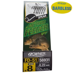 Rig Feeder Owner 56931 Nr.8 0.22 FD-51 Spear BL Rig Feeder Owner 56931 Nr.8 0.22 FD-51 Spear BL