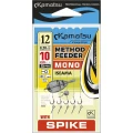 Rig Konger Kamatsu Iseama Method Feeder Cu Spin,  Monofilament, Nr.12, 0.20mm, 10cm, 5buc/pac Rig Konger Kamatsu Iseama Method Feeder Cu Spin,  Monofilament, Nr.12, 0.20mm, 10cm, 5buc/pac