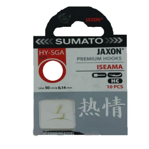 Carlige Jaxon Legate Sumato Iseama Nr 4   0,14 Mm
