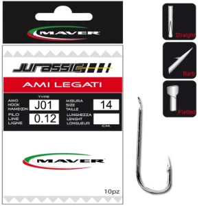 Carlige Legate Maver Jurassic J01 Nr 20-0.10