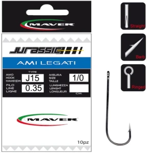 Carlige Legate Maver Jurassic J15 Nr 6-0.26