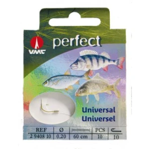 Carlige Legate MC 9408 BZ nr. 14 L 60cm 0,16mm (10 buc)   Carlige Legate MC 9408 BZ nr. 14 L 60cm 0,16mm (10 buc)