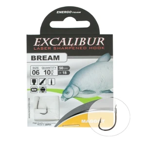 Carlige Legate Excalibur Bream Maggot Nr.8 10buc/plic