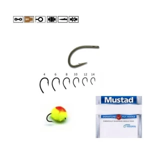 CARLIG MUSTAD BR.FORJAT EGG CADDIS PT. MUSCA NR.12 CARLIG MUSTAD BR.FORJAT EGG CADDIS PT. MUSCA NR.12
