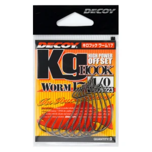 Carlige Offset Decoy Worm 17 Kg Nr.6 9/plic