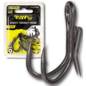 Carlig Black Cat Ghost Double Hook DG, Nr.4/0, 5buc/pac Carlig Black Cat Ghost Double Hook DG, Nr.4/0, 5buc/pac