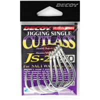 Carlige DECOY JS-2 Jigging Single Cutclass N, Nr.6/0, 5buc/pac