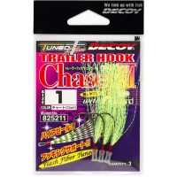 Carlige Decoy Trailer Hook Chaser Chart Th-3, Nr.1/0, 3buc/pac