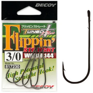 Carlige Decoy Worm 144 Flippin Straight Nr.5/0, 4buc/pac