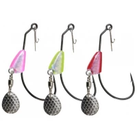 Carlige DUO Tetra Works The Rock Spin Hook 5g, 2/0 Pink, 3buc/plic