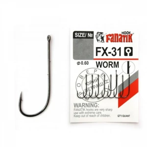 Carlige Fanatik FX-31 No.8 Worm 8buc/plic Carlige Fanatik FX-31 No.8 Worm 8buc/plic