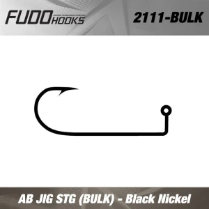 Carlige Fudo Ab Jig Stg Black Nickel Nr.8 50buc/plic