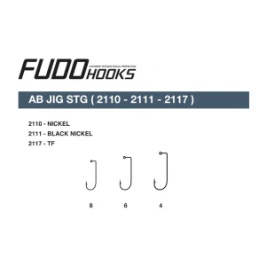Carlige Fudo Ab Jig Stg Tf Teflonat Nr.8 50buc/plic
