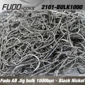 Carlige Fudo AB Jig Black Nickel Nr.7/0, 1000buc/bulk