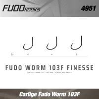 Carlige Fudo Worm 103F Finesse Nr.4 11buc/plic Carlige Fudo Worm 103F Finesse Nr.4 11buc/plic